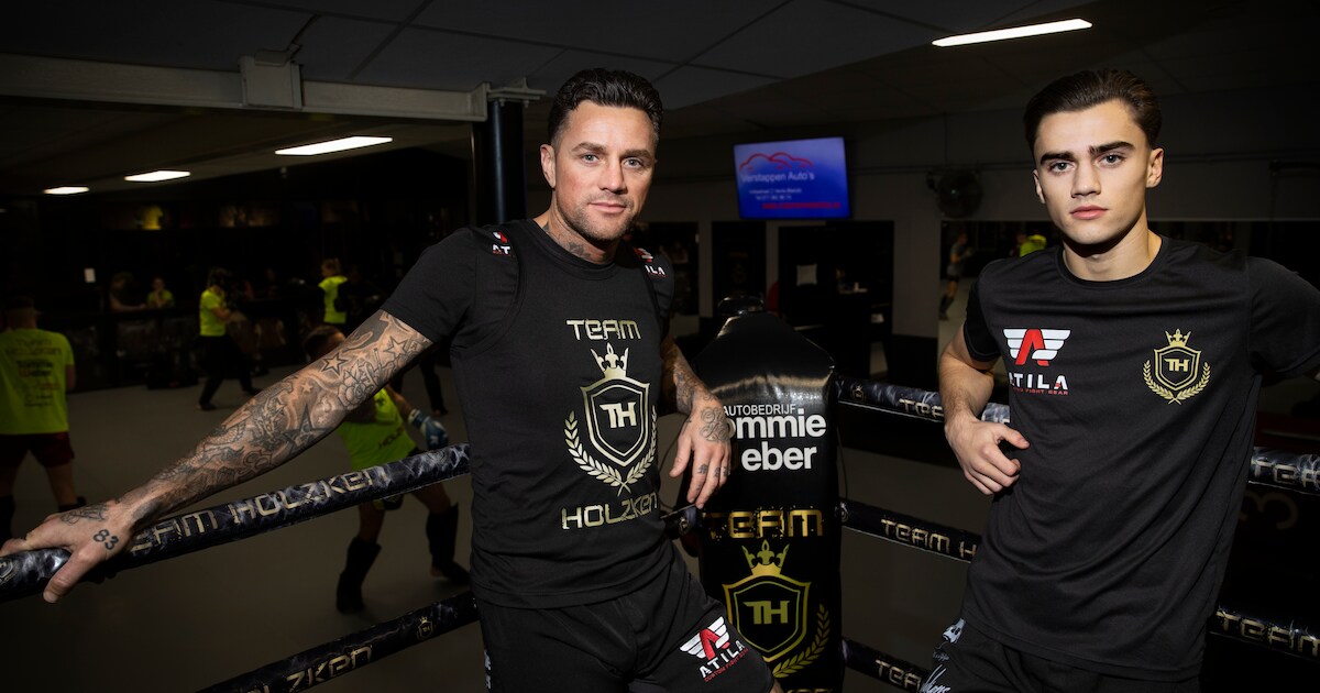 Nieky en Geraldo Holzken samen in de ring