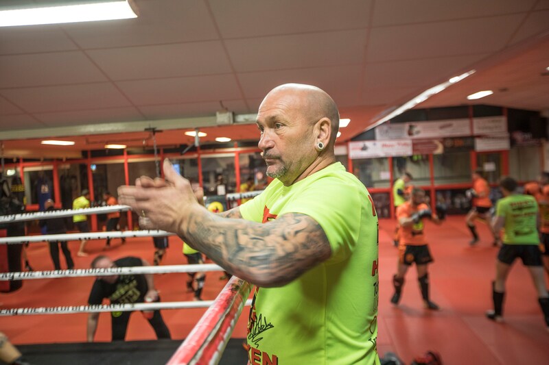 Jeugdtraining in de Team Holzken-gym